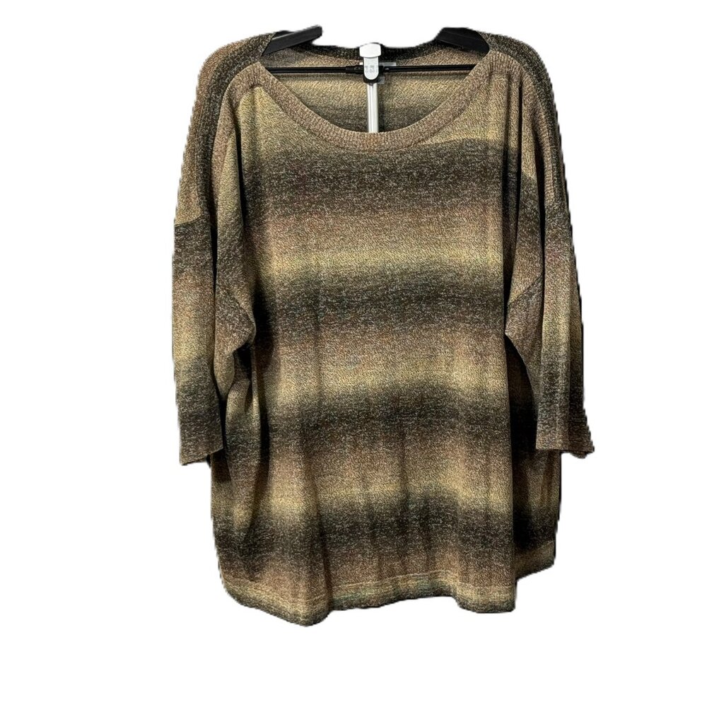 Women's Plus Size Croft & Barrow Ombre Sweater - 4X
